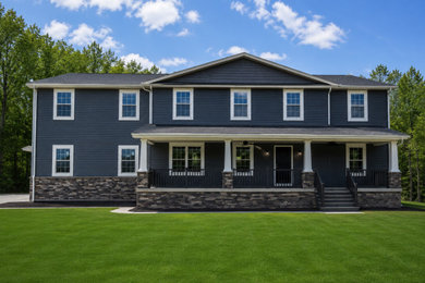 Example of an arts and crafts exterior home design in Other