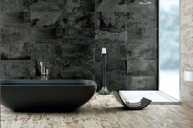 Inspiration for a contemporary bathroom remodel in Tampa