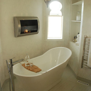 Moroccan-style, spa bathroom
