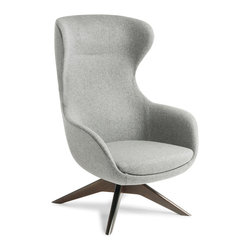 Elizabeth chair with walnut base - Armchairs And Accent Chairs