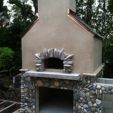 fireplace/pizza oven