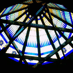 Ecclesiastical custom stained glass - Mixed Media Art