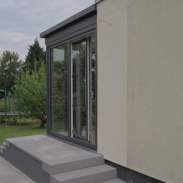 Wohnwintergarten Anbau an ein Reihenendhaus