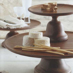 Roost Wood Pedestal Tray - SKU: W118 - Major Kitchen Appliance Parts And Accessories