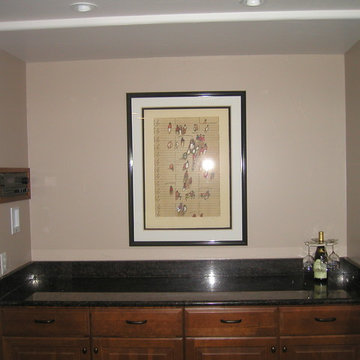 Traditional Brown and expanded basement (with bar)
