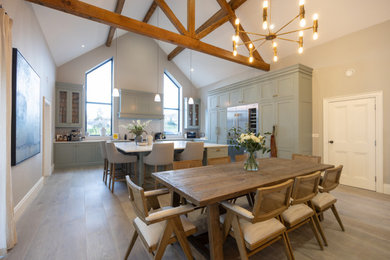 This is an example of a classic dining room in Belfast.