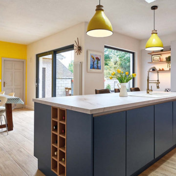 Satin Grey and Stiffkey blue Island