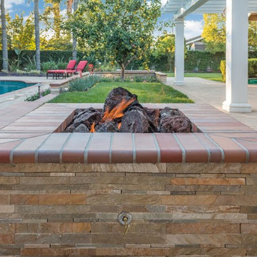 Pool with Creative Tile Designs