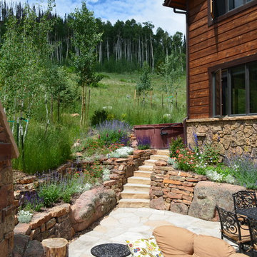 Design - Build Mountain Home Landscape in Eagles Nest