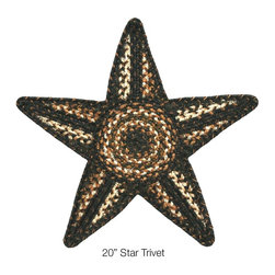 Kilimanjaro Jute Braided Star Trivet - Trivets