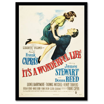 'It's a Wonderful Life' Canvas Art by Vintage Apple Collection