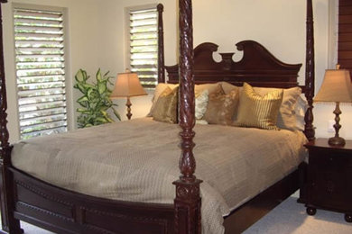 Example of a bedroom design in Hawaii