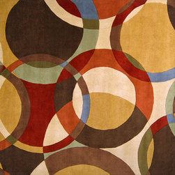 Forum Multicolor Square Rug - Rugs