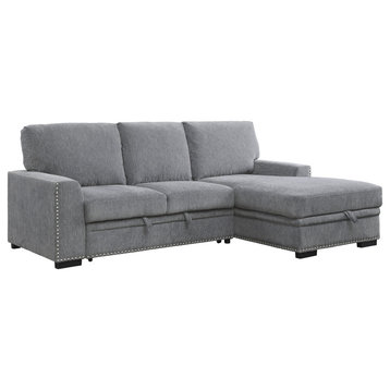 Adelia Sectional Collection, 2-Piece Sectional With Right Chaise