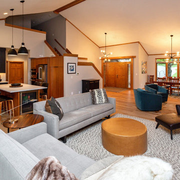 Sophisticated Style Enhances Homes First Floor
