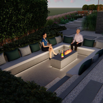 Sunken Fireplace