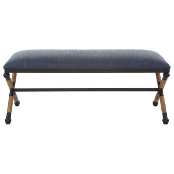 Bench-21.25 Inches Tall and 47.5 Inches Wide - Furniture - Bench