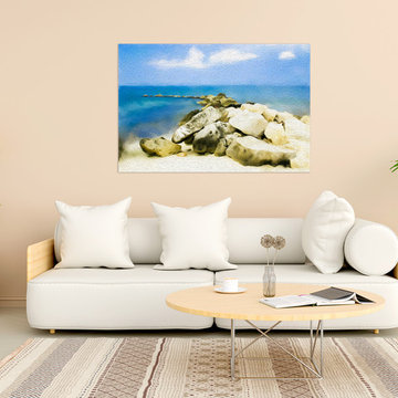 "The Jetty at Seven Mile Beach" -  Grand Cayman, Cayman Islands Fine Art Print