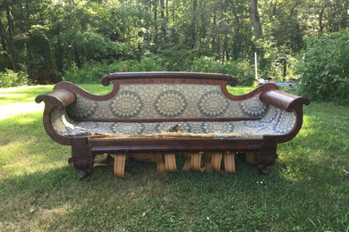 Antique Duncan Phyfe style sofa