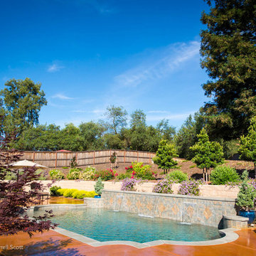 Grecian Style Swimming Pool