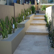 Raised planters/landscape/hardscape
