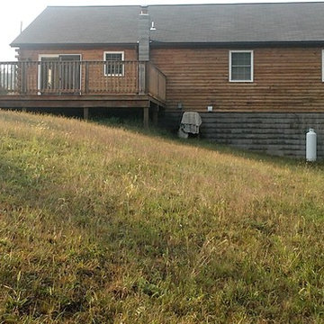 Stripping and Staining Log Cabin