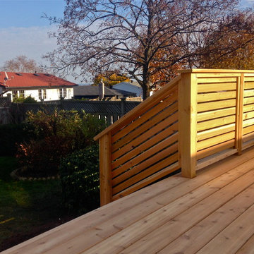 Oakville, Ontario Cedar Deck