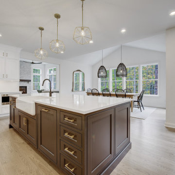 Brighton Beaded Inset Island Kitchen by Chris