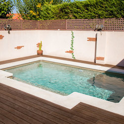 PIscina Sena 5 en color Sand, producto de la Gama exclusiva Kerapool - Products