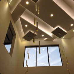 Heavy Rain. Large Light Drops. - Pendant Lighting
