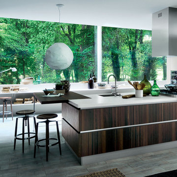 Oyster Futuristic Modern Kitchen
