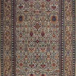 Antique Persian Isfahan 4'8 X 7'1 - Area Rugs