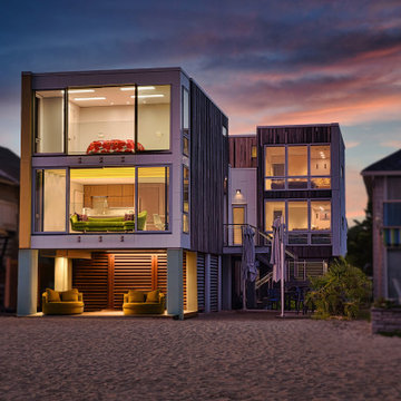 Coastal Resilient Contemporary Beach House and Rental Unit