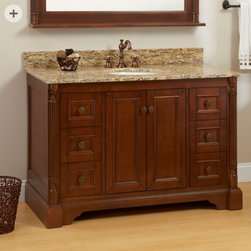 Customize Solid Wood Bathroom Vanity- - Products