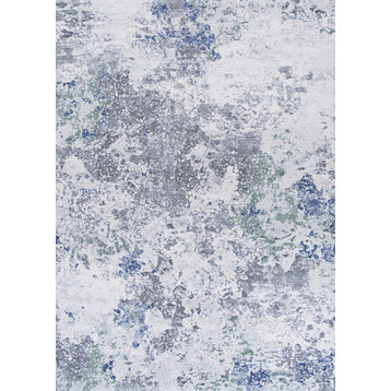 Easton Cloud Cover 6363 and 9616 Organic and Abstract Rug, Greige, 2'0"x3'7"