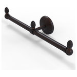 Allied Brass - Monte Carlo 2 Arm Guest Towel Holder, Venetian Bronze - This elegant wall mount towel holder adds style and convenience to any bathroom decor. The towel holder features two arms to keep a pair of hand towels easily accessible in reach of the sink. Ideally sized for hand towels and washcloths, the towel holder attaches securely to any wall and complements any bathroom decor ranging from modern to traditional, and all styles in between. Made from high quality solid brass materials and provided with a lifetime designer finish, this beautiful towel holder is extremely attractive yet highly functional. The guest towel holder comes with the 12 inch bar, a wall bracket with finial, two matching end finials, plus the hardware necessary to install the holder.