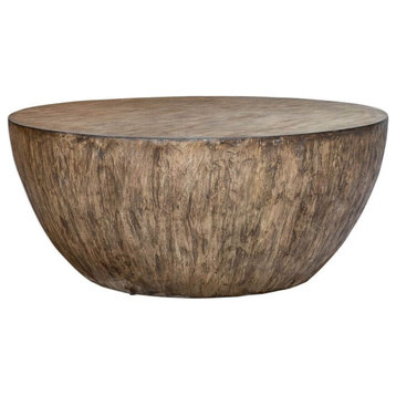 Uttermost Lark 42 x 18" Round Wood Coffee Table