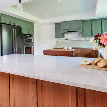 Two Tone Kitchen Remodel