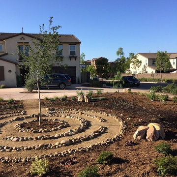 Labyrinth and Circular Driveway