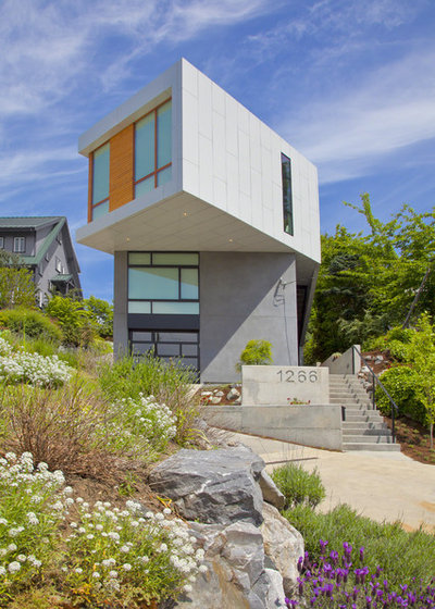 Modern Haus & Fassade Contemporary Exterior