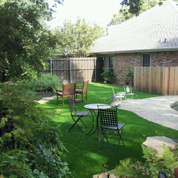 Coppell, TX - Artificial Turf Backyard Transformation - Outdoor Products