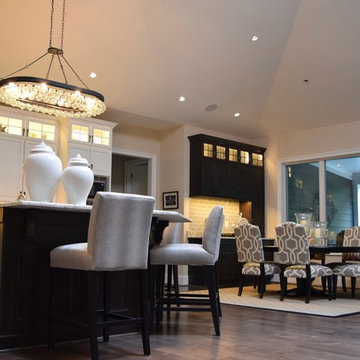A Contemporary Kitchen with a hint of Glam