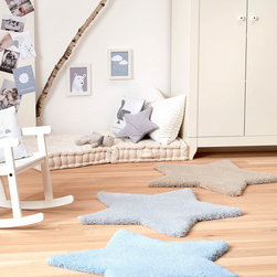 bellybutton Star Rugs in Blue - Rugs