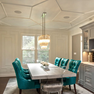 Glamorous Kitchen, Dining and Living Renovation with Entertaining in Mind