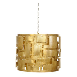 Matthew Izzo Home - Marcy Brutalist Metal Pendant - Pendant Lighting