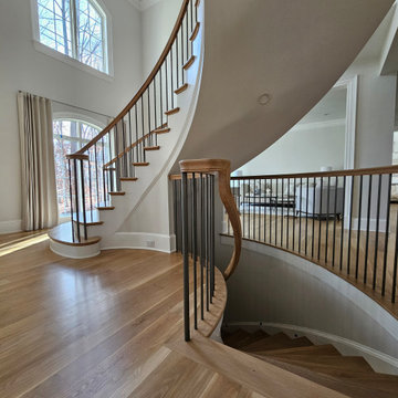 Project #116 | Elegant Curved Staircase