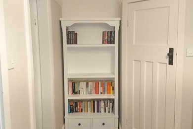Large bookcase for a hallway