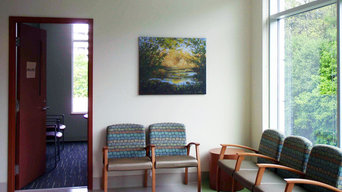 "Sunlit Grotto" #1 installed in a Health Care facility in Surrey, BC.