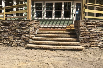 Steps and Landscaping in Arlington Place Subdivision