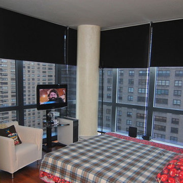 Modern Apartment with Solar and Blackout Shades